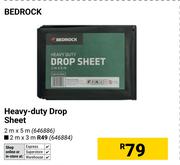 Bedrock Heavy Duty Drop Sheet 2m x 5m 646886
