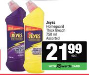 Jeyes Homeguard Thick Bleach-750ml