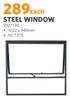 Steel Window 1022 x 949mm NCTX7S