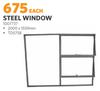 Steel Window 2000 x 1559mm TDS7S8