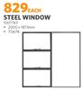 Steel Window 2000 x 1873mm TD678