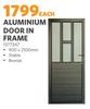 Aluminium Stable Door In Frame (Bronze) 900 x 2100mm