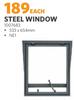 Steel Window 533 x 654mm NE1