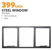 Steel Window 1511 x 654mm NE4