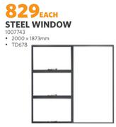 Steel Window 2000 x 1873mm TD678