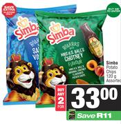 Simba Potato Chips Assorted-For 2 x 120g