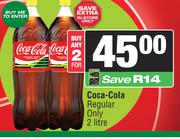 Coca Cola Regular Only-For 2 x 2L