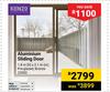 Kenzo Aluminium Sliding Door 2500-1.8m(h) X 2.1m(w)