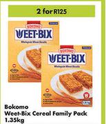 Bokomo Weet Bix Cereal Family Pack-For 2 x 1.35Kg