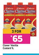 Clover Vanilla Custard-For 3 x 1L