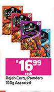 Rajah Curry Powders Assorted-100g Each