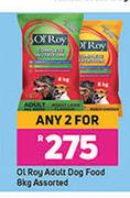 Ol'Roy Adult Dog Food Assorted-For Any 2 x 8Kg