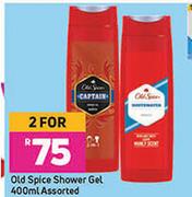 Old Spice Shower Gel Assorted-For 2 x 400ml
