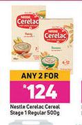 Nestle Cerelac Cereal Stage 1 Regular-For Any 2 x 500g