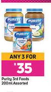Purity 3rd Foods Assorted-For Any 3 x 200ml