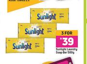 Sunlight Laundry Soap-For 3 x 500g