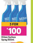 Milton Surface Spray-For 3 x 500ml