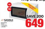 Sansui 20Ltr Microwave SMO2000