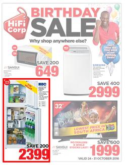 HiFi Corp : Birthday Sale (24 Oct - 31 Oct 2016), page 1
