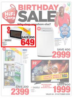 HiFi Corp : Birthday Sale (24 Oct - 31 Oct 2016), page 1
