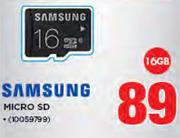 Samsung 16GB Micro SD