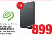 Seagate 1TB Portable Hard Drive