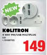 Kolitron 4 Way PIN/USB Multiplug G29