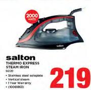 Salton Thermo Wxpress Steam Iron S1220