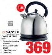 Sansui 1.8Ltr Stainless Steel Dome Kettle SSKO