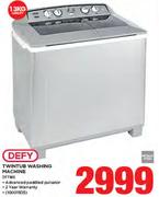 Defy 13Kg Twintub Washing Machine DTT165