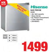 Hisense 60Ltr Bar Fridge H60RS