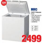 KIC 204Ltr Chest Freezer KCG210