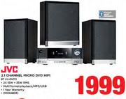 JVC 2.1 Channel Micro DVD HiFi BTUX-DN721