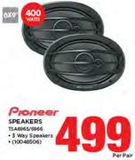 Pioneer 6x9" Speakers TSA6965/6966-Per Pair