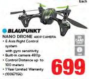 Blaupunkt Nano Drone 480P Camera