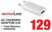 UltraLink AC Charging Adaptor 2.1A
