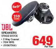 JBL 6x9" Speaker STAGE600CE-Per Pair