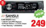 Sansui Car Radio MA13