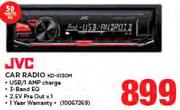 JVC Car Radio KD-X130M