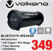 Volkano Bluetooth Speaker Mini Bazooka