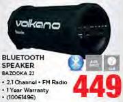 Volkano Bluetooth Speaker Bazooka 2.1