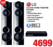 LG 4.2 DVD Home Theatre System LHD675
