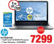 HP 15.6" i3 Notebook