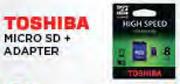 Toshiba 16GB Micro SD+ Adapter