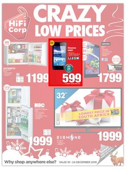 HiFi Corp : Crazy Low Prices (19 Dec - 24 Dec 2016), page 1