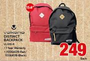 Volkano 15.6" Distinct Backpack VL1015-R-Each