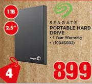 Seagate 1TB 2.5" Portable Hard Drive