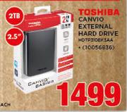 Toshiba 2TB 2.5" Canvio External Hard Drive HDTP310EK3AA