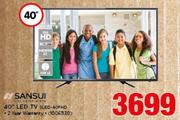 Sansui 40" Full HD LED TV SLED-40FHD