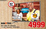 Sinotec 43" Full HD Smart LED TV 43E390M